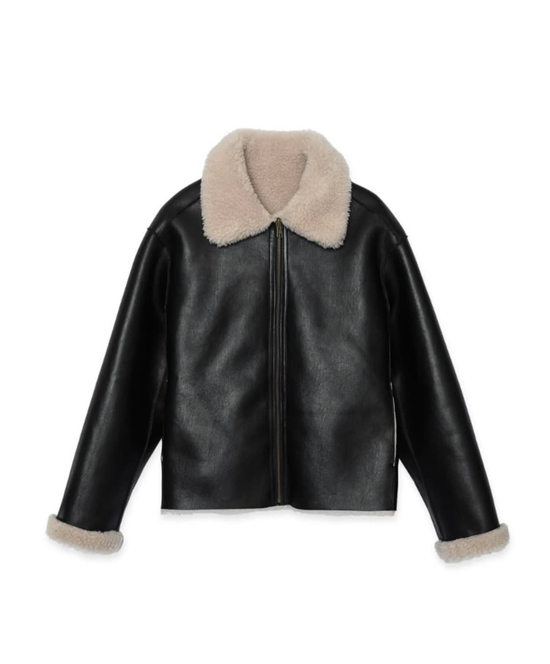 파사드패턴 램스울 리버시블 무스탕 상품이미지1