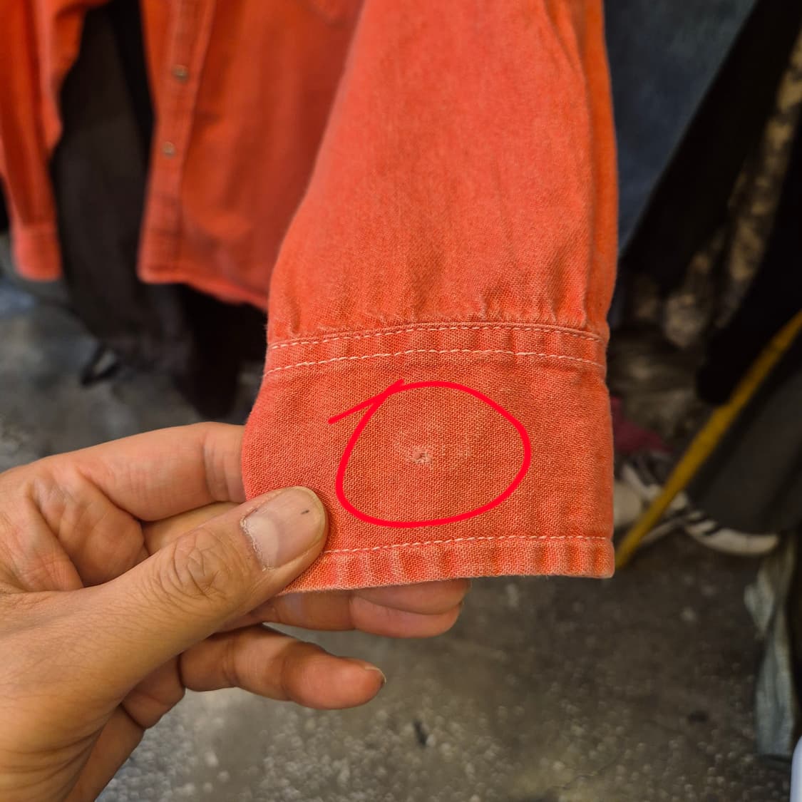 L~XL 피그먼트워싱 웨스턴 데님셔츠  상품이미지10