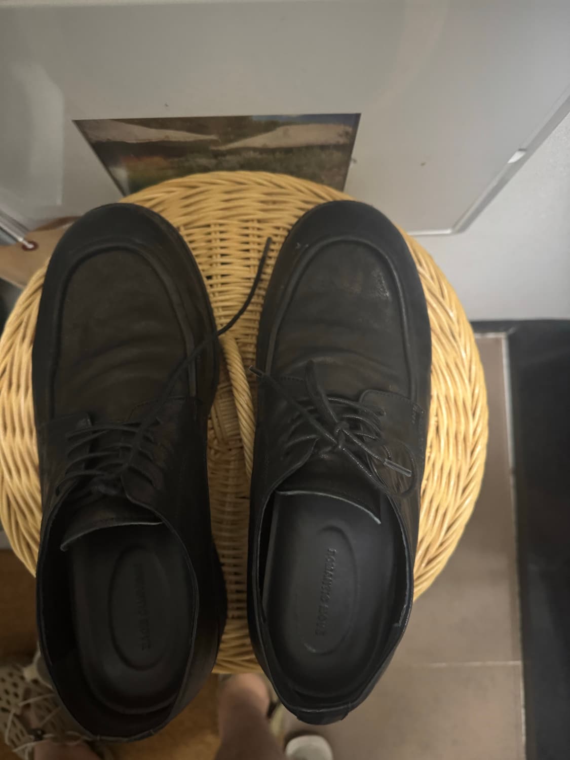 로맨틱무브 삭형 유팁 키높이 더비 상품이미지1