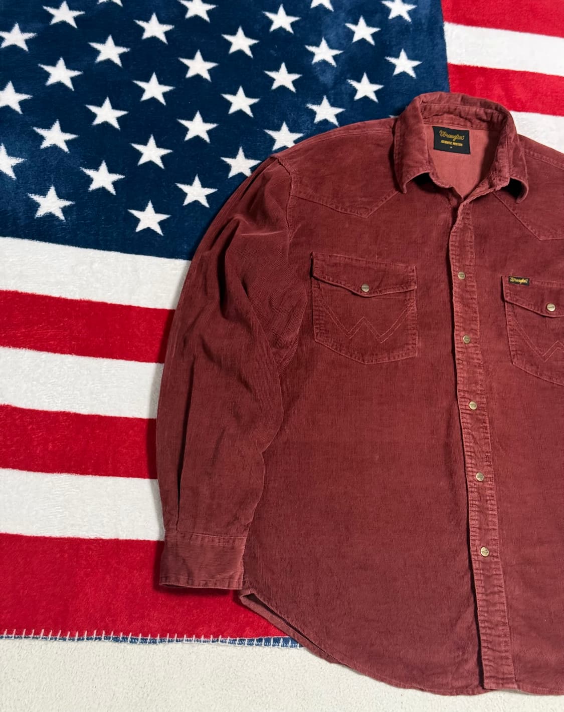 랭글러 코듀로이 웨스턴셔츠 Wrangler western shirt 상품이미지2