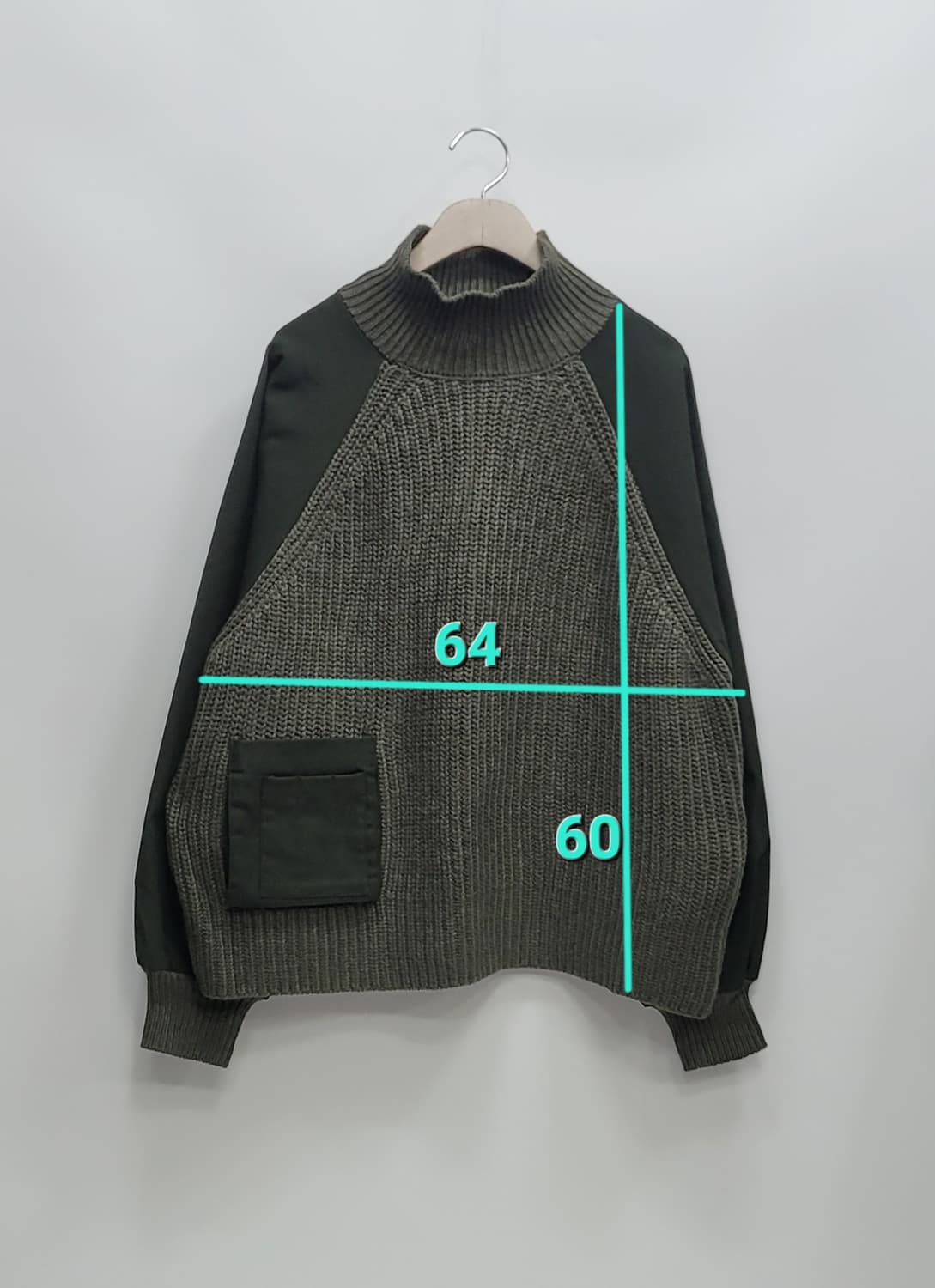 ZARA 자라 콤비 포켓 오버핏 스웨트 니트 / 여 M
 상품이미지9