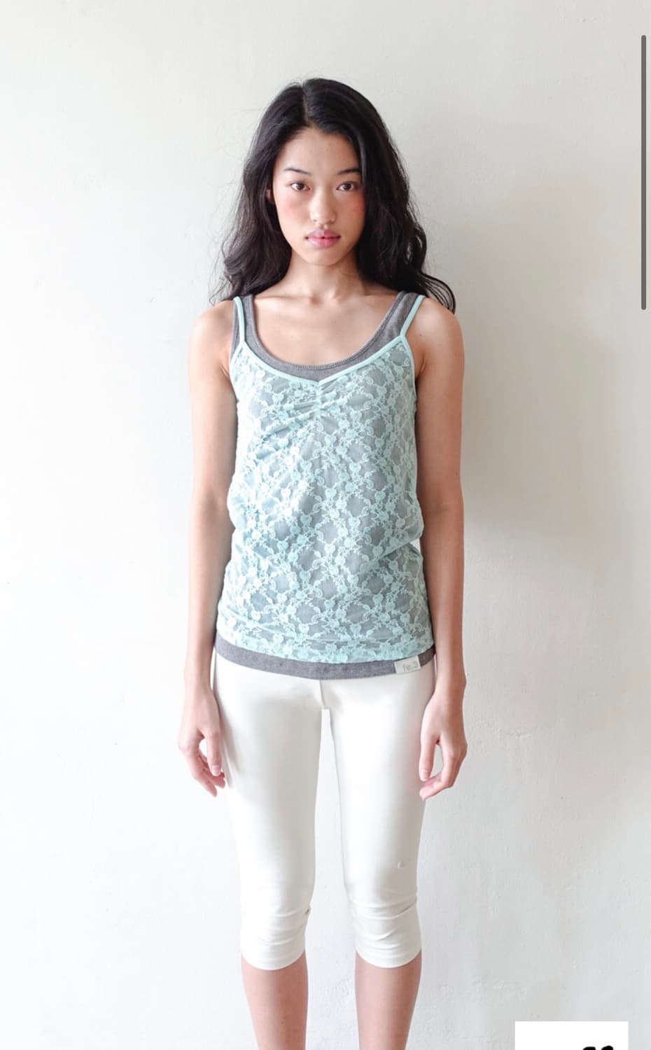 샵페어리 레이스 슬리브리스 민트 상품이미지1