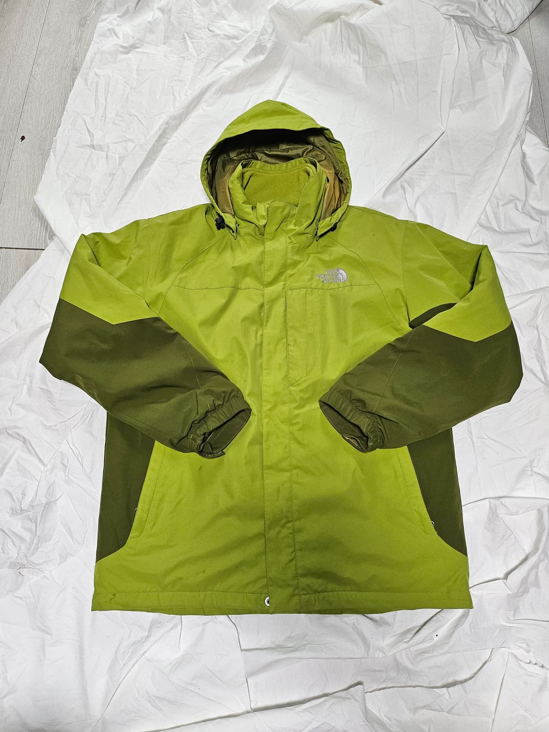 노스페이스 고프코어 바람막이 내피포함 100 상품이미지1