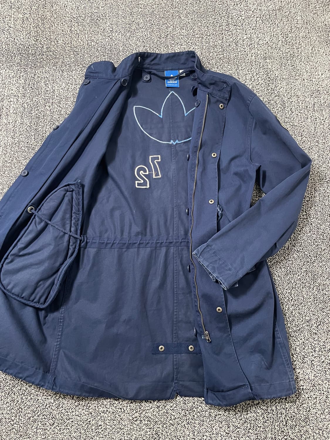 빈티지9. 아디다스 한정판 40주년 빅로고 투인원 패치 파카 상품이미지4