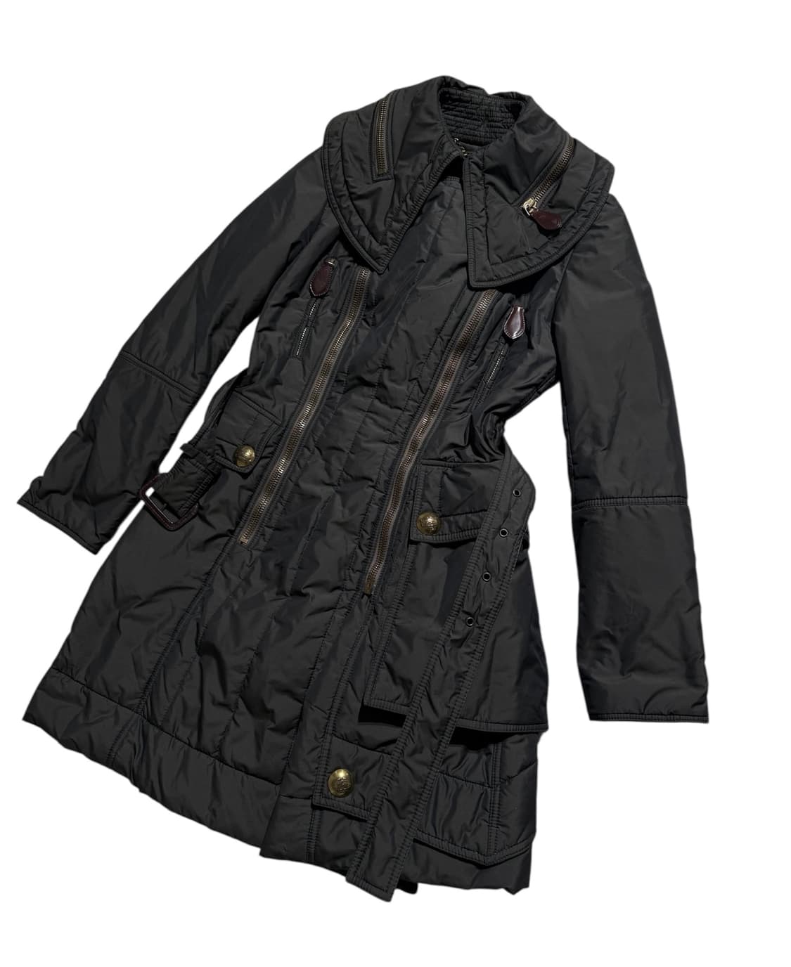 버버리 런웨이 벨티드 다운 패딩 코트 상품이미지4