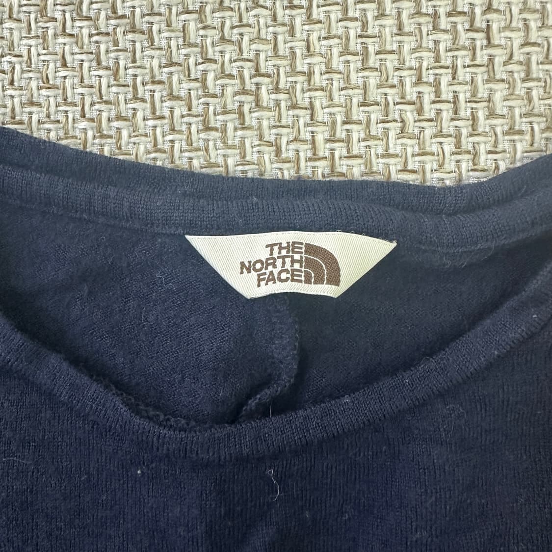 90 노스페이스 남색 긴소매 티셔츠 0421D 상품이미지2