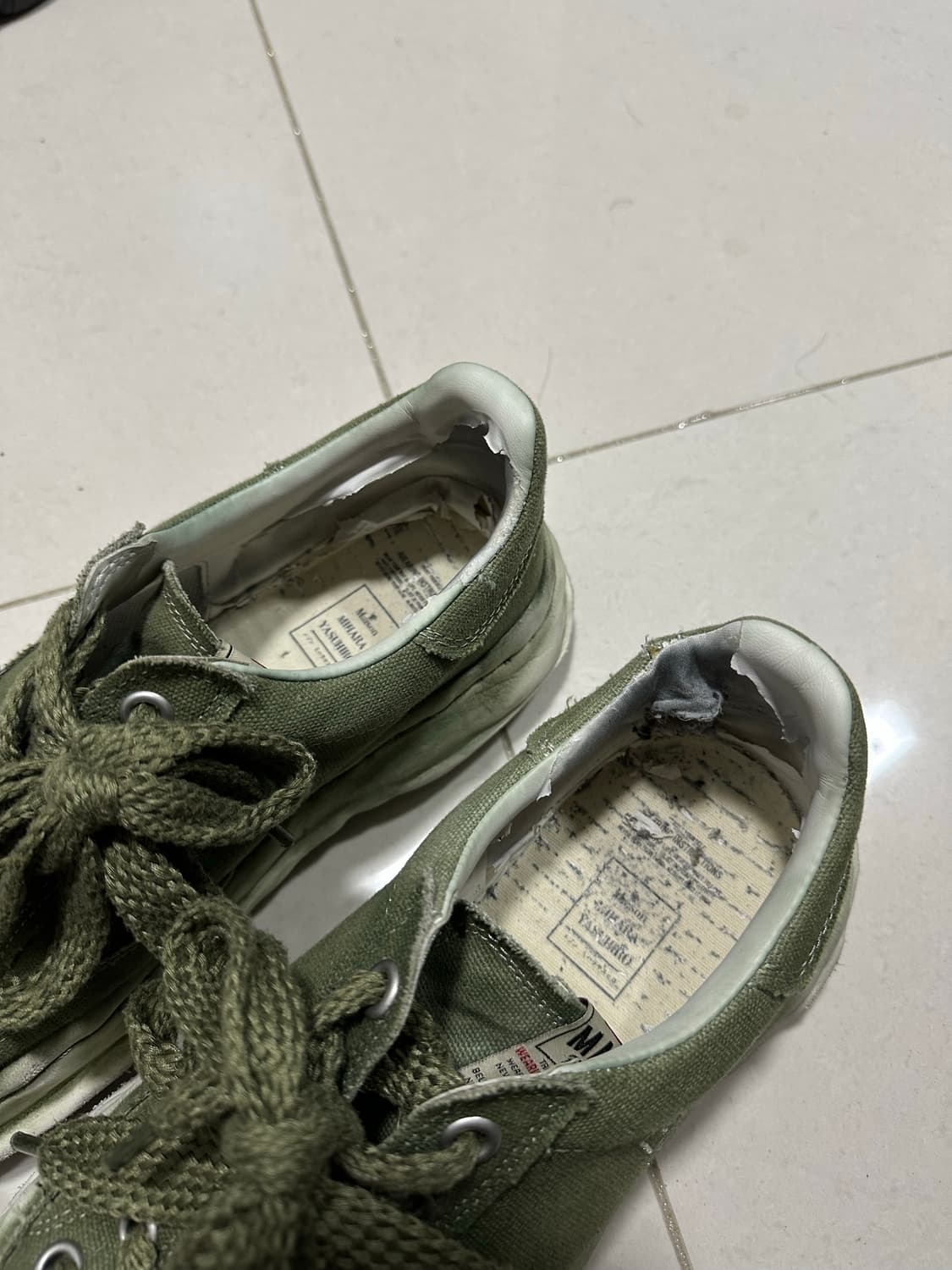 메종 미하라 야스히로 블레이키 카키 상품이미지4