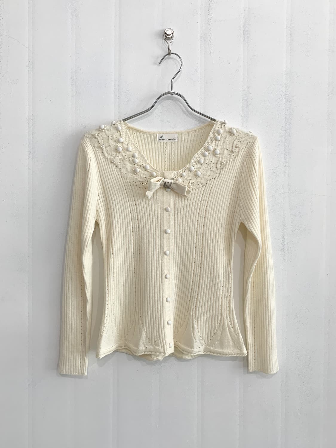 Ivory Lovely Ribbon Detail Top 상품이미지1