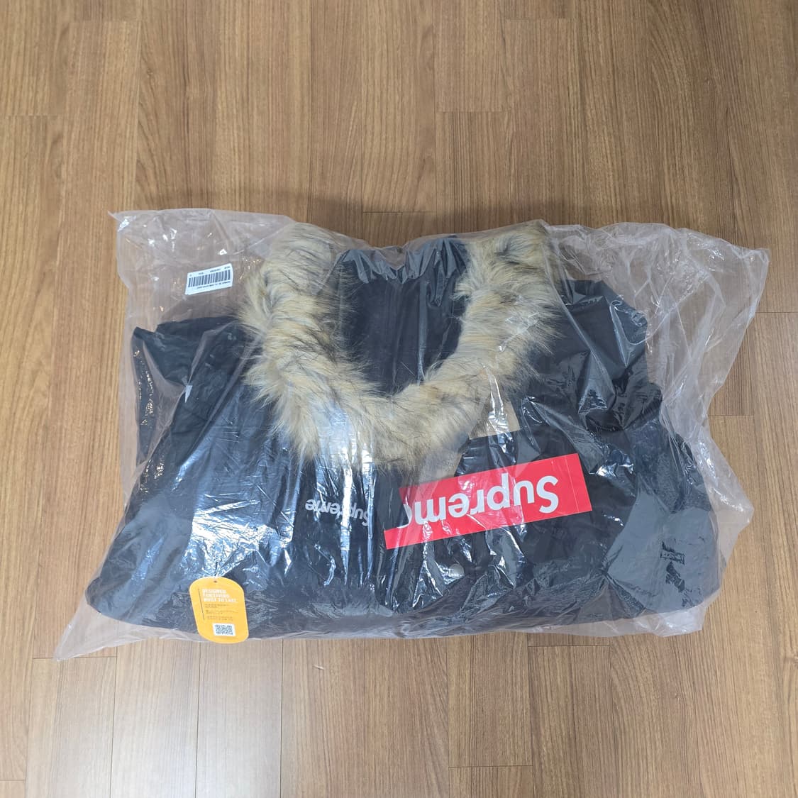 (XL) 슈프림 페이스마스크 700 퍼퍼 패딩 자켓 블랙 상품이미지2