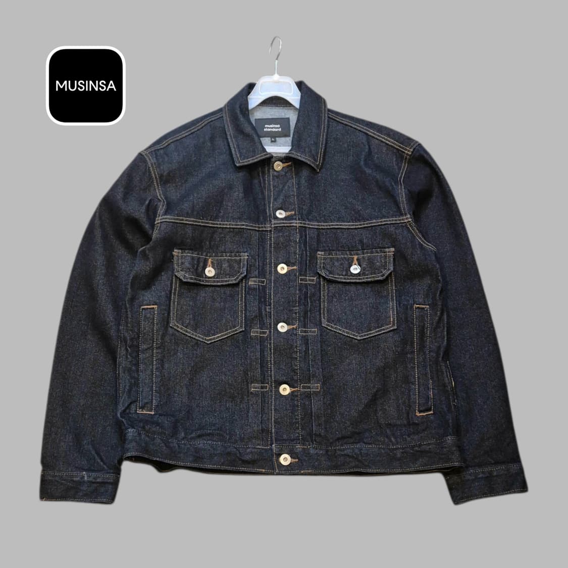 L. 무신사 생지 데님자켓  상품이미지1