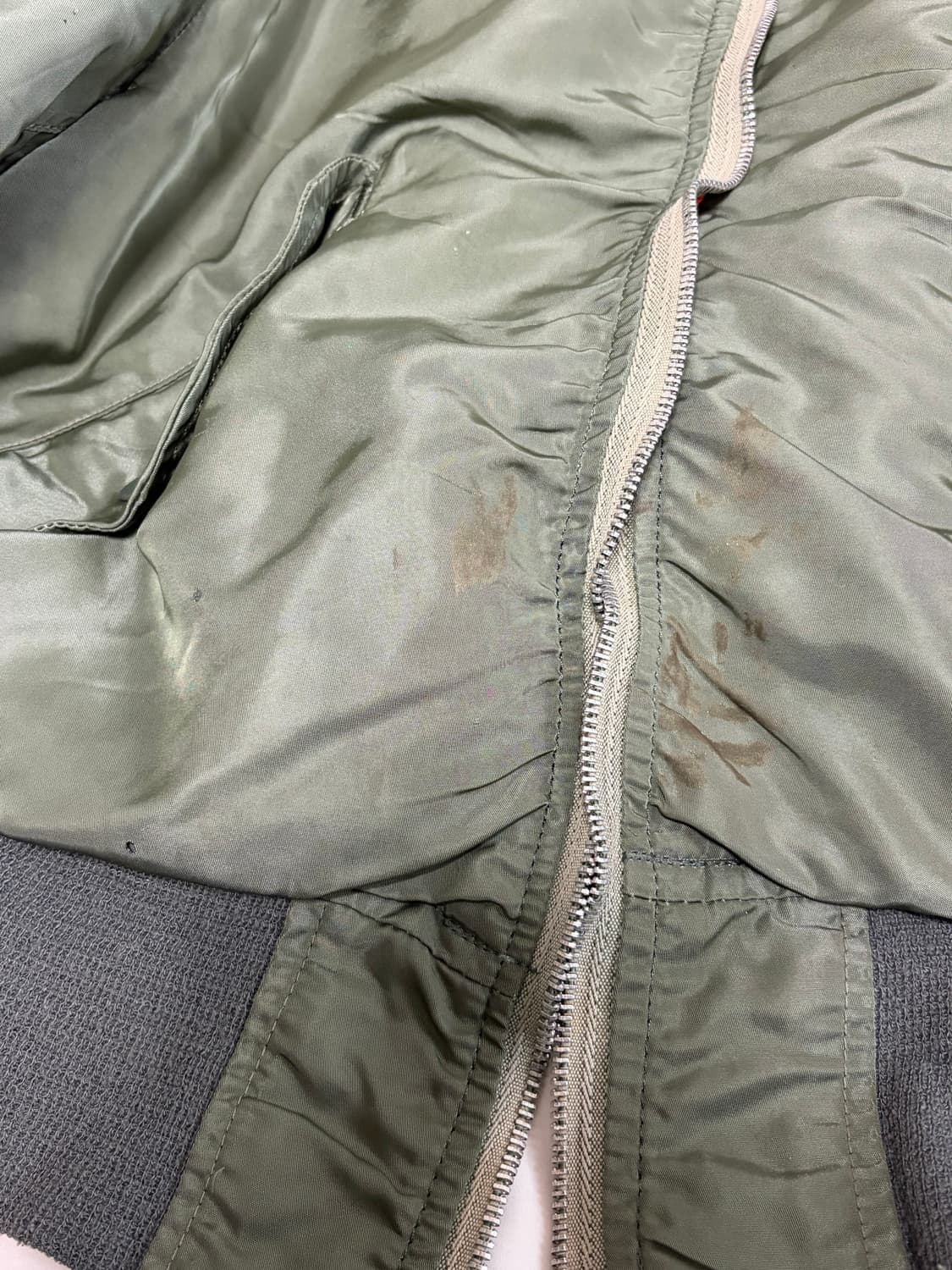 70s L-2b 플라이트자켓 민수용 ma-1 상품이미지5