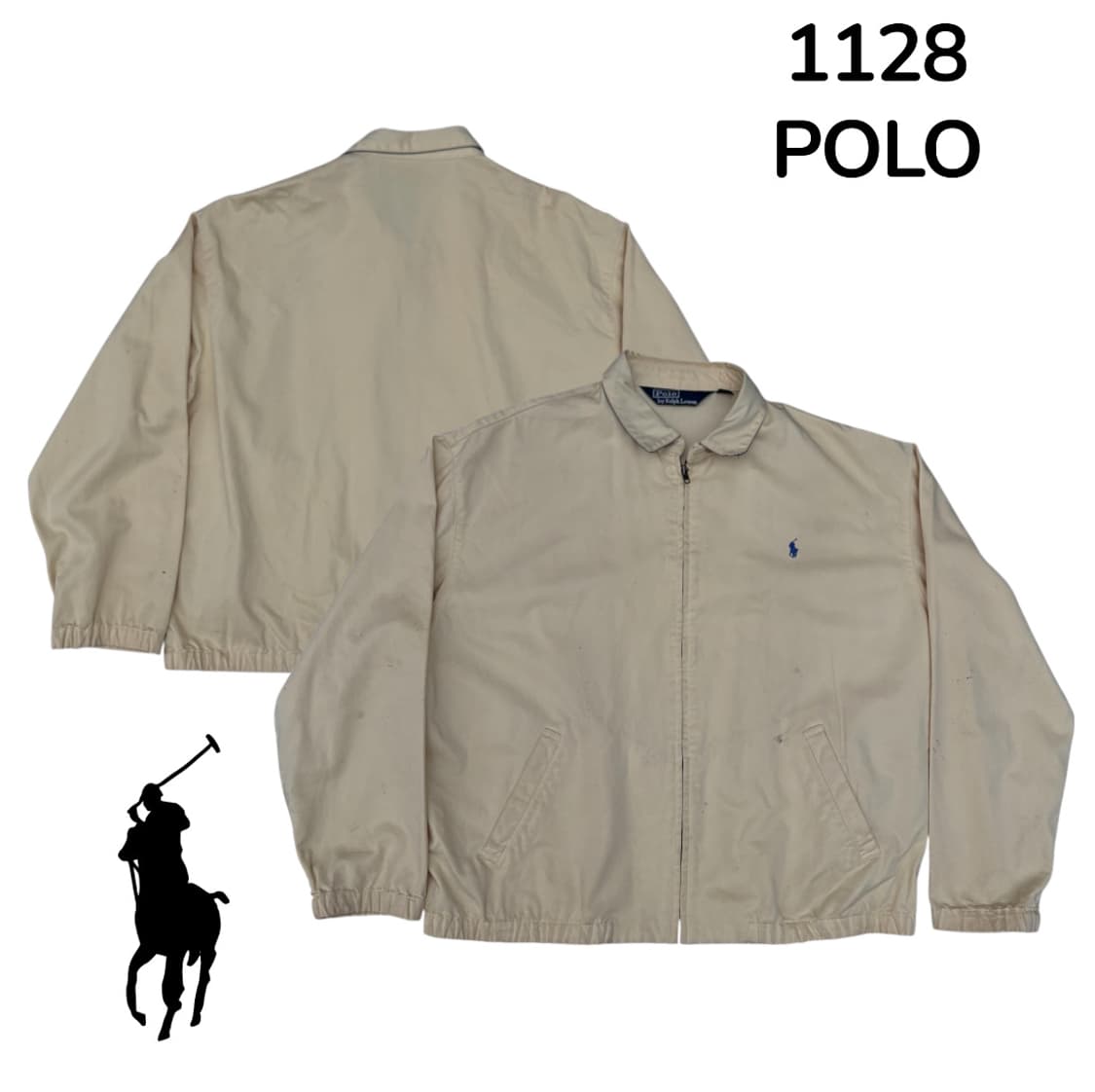 폴로 옐로우 블루종 자켓 L 상품이미지1