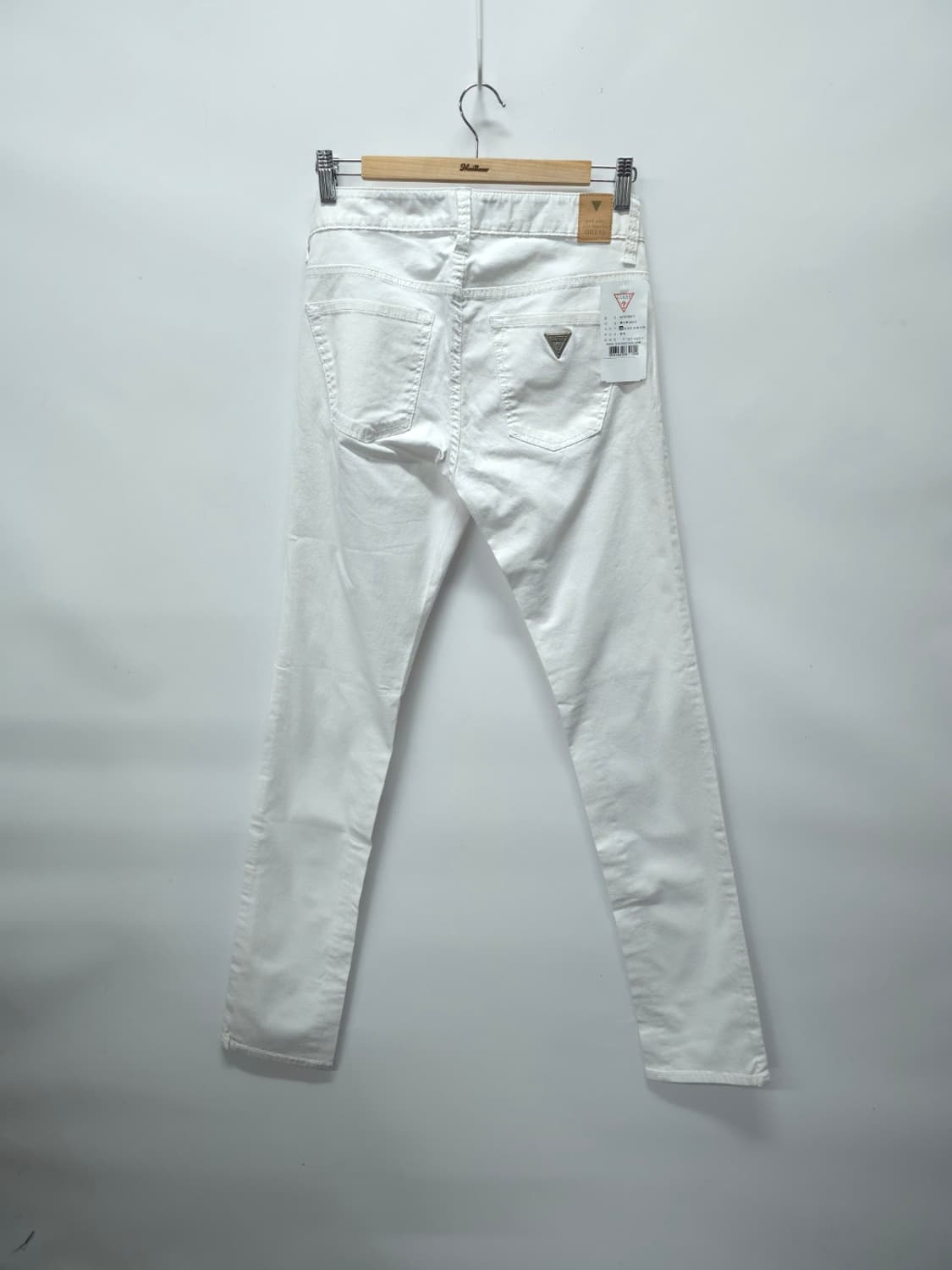 새상품) 게스(GUESS) 화이트 스판 바지 ( 여성28~29 ) 상품이미지6