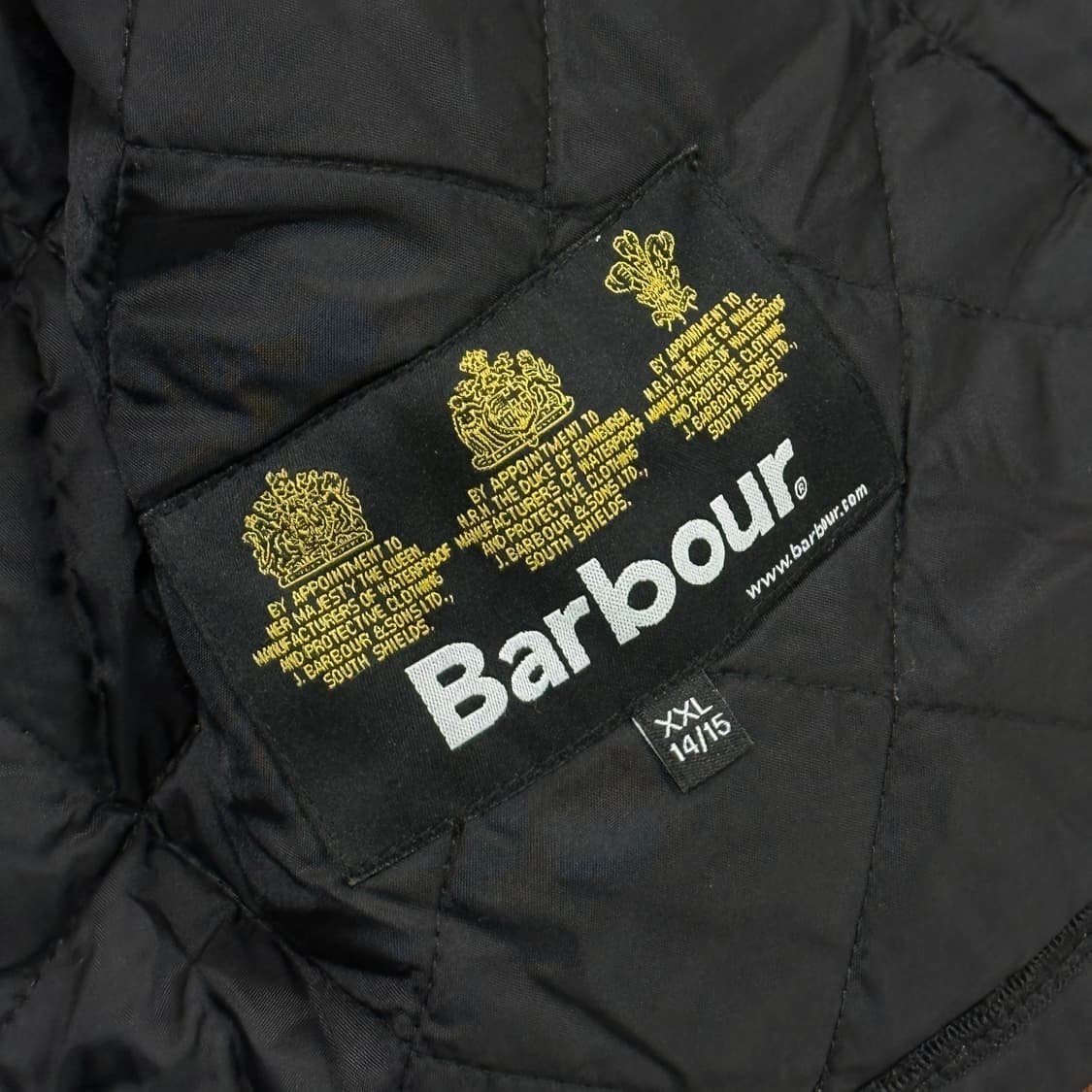 바버 리데스데일 블랙 (M-L) 퀼팅자켓 상품이미지7