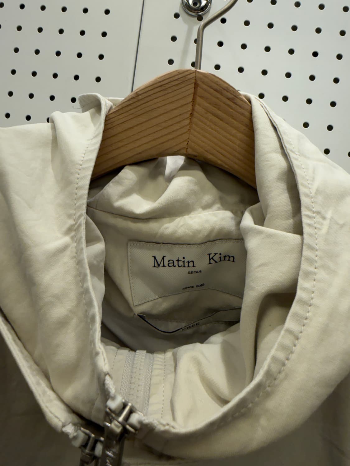 마뗑킴 레이어드 후디 벌룬 점퍼 U1260 상품이미지5