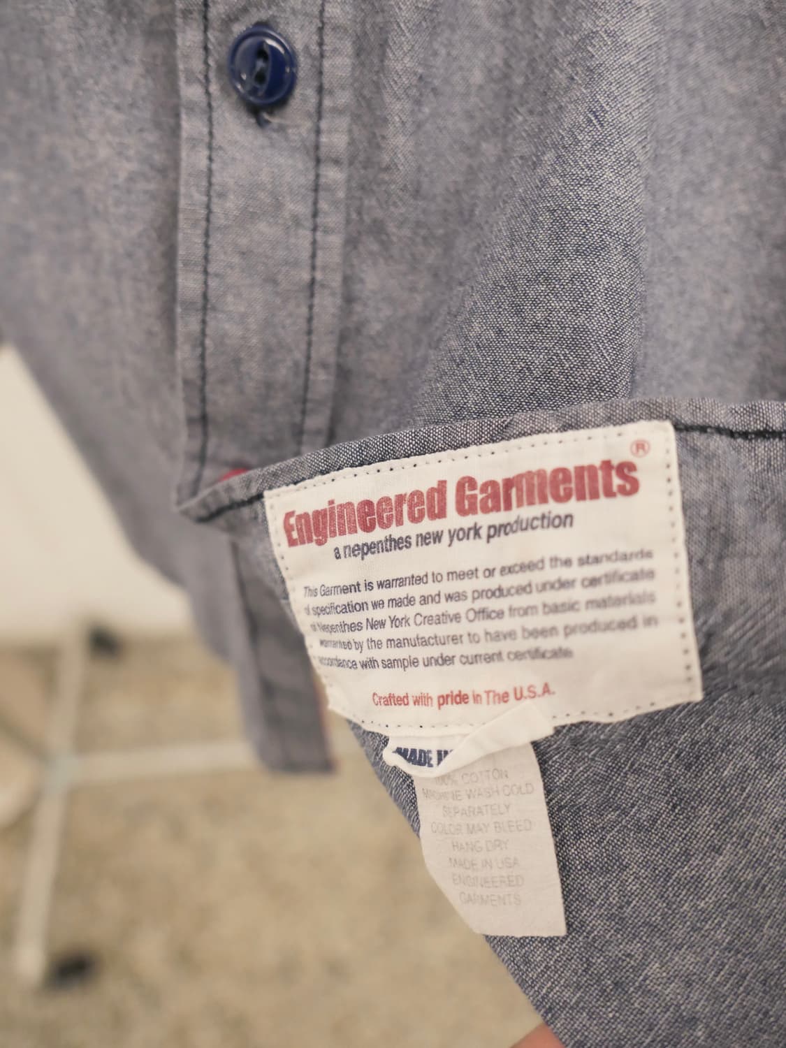 엔지니어드 가먼츠 데님 셔츠 상품이미지6