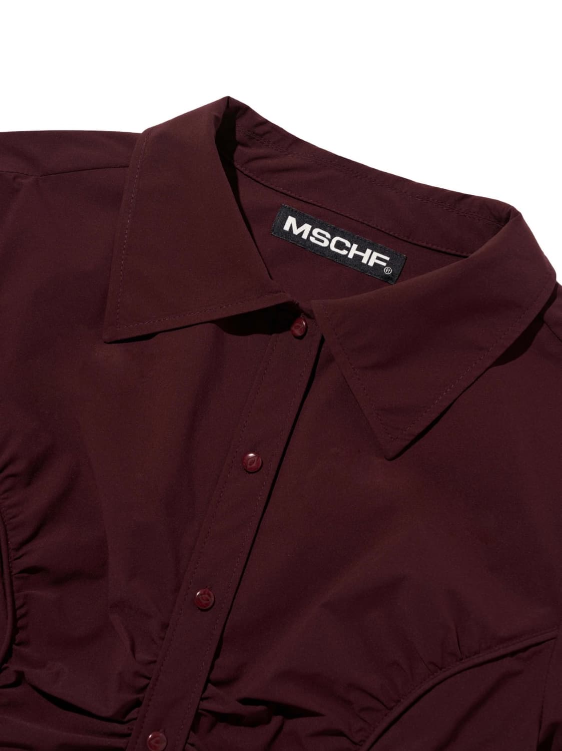 미스치프 셔링 셔츠 버건디 상품이미지3