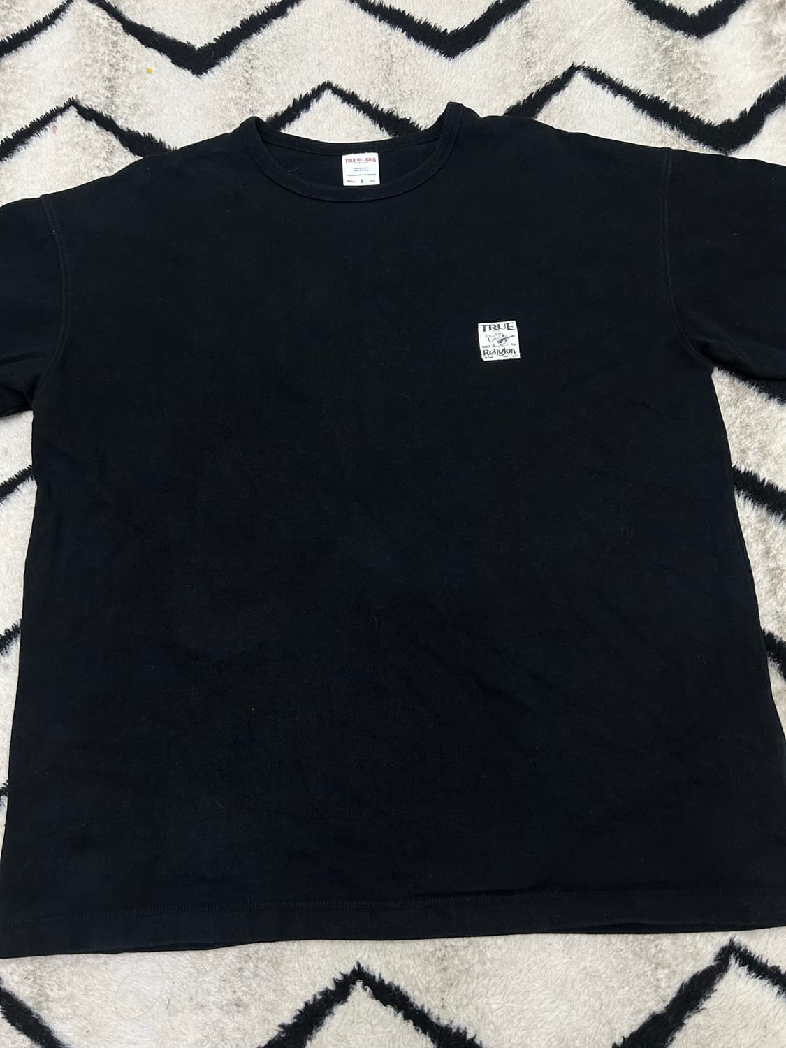 [L]트루릴리전 오리진 오버핏 반팔/블랙 상품이미지3