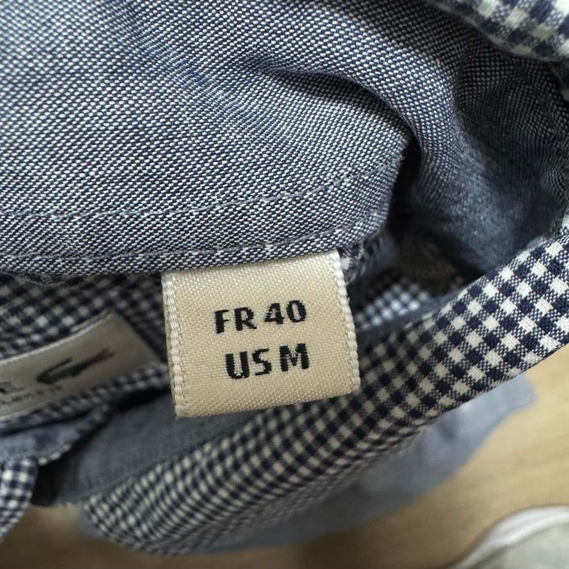 라코스테 체크셔츠 남방 상품이미지6