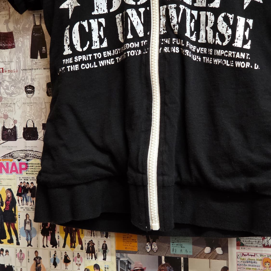 JPN 리즈리사 리버시블 반팔 후드집업 상품이미지4