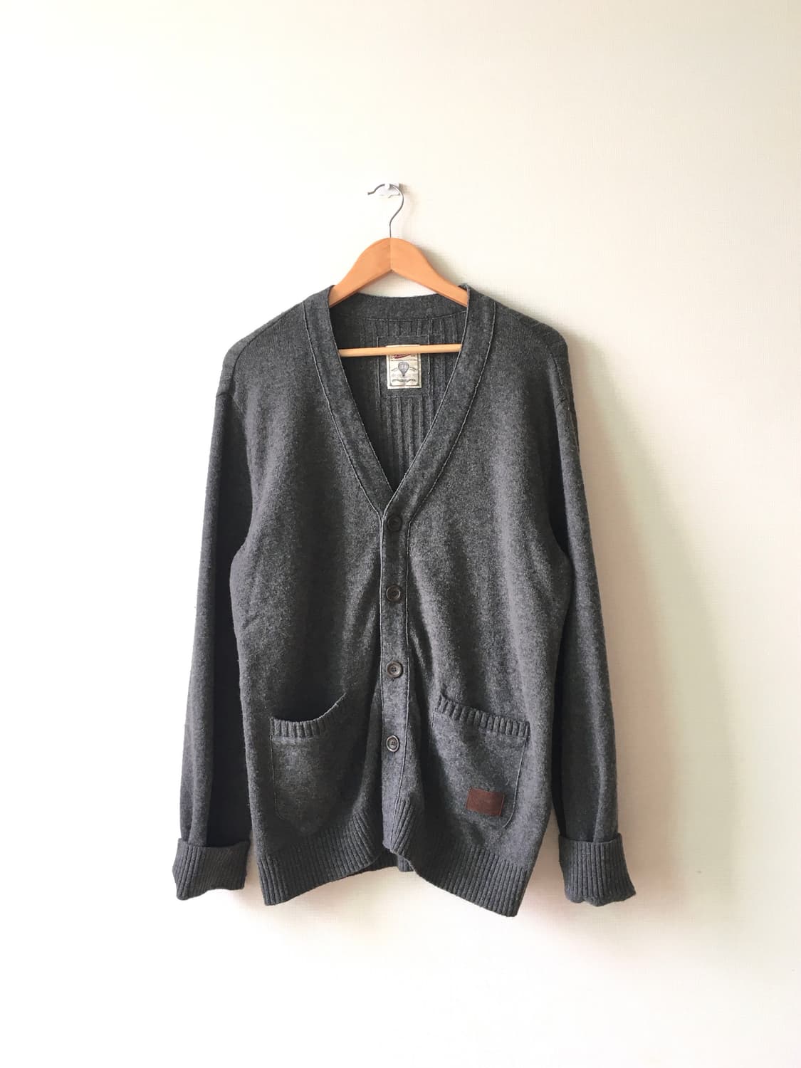 오버핏 버튼 롱 가디건 상품이미지4