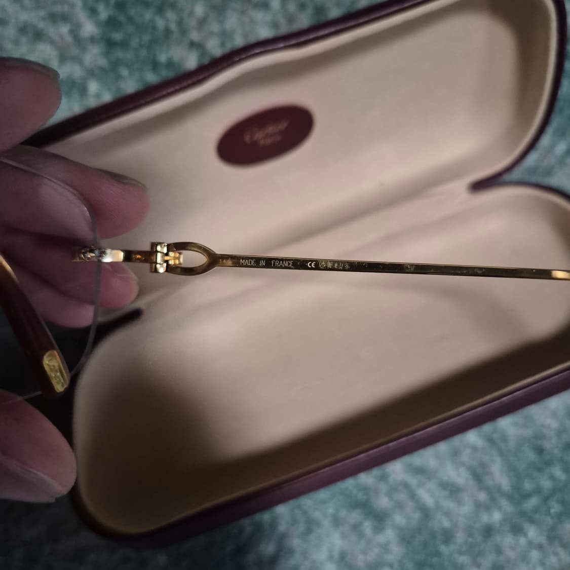 까르띠에 금색 무테 상품이미지4