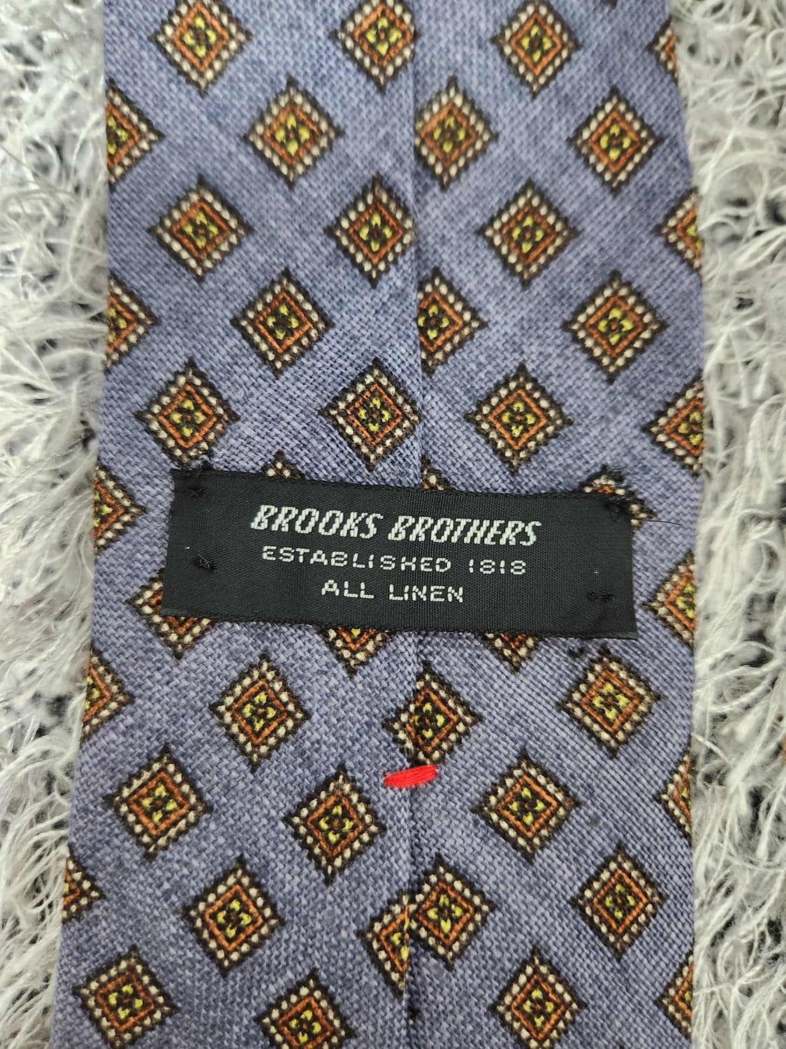 브룩스브라더스 패턴 린넨 넥타이 Free - N11 상품이미지5