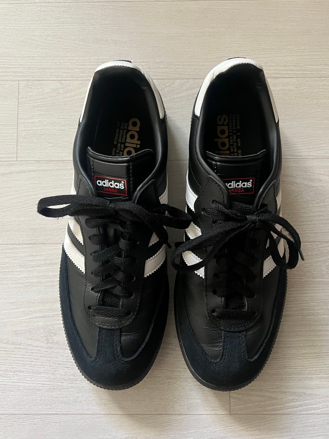 (260)아디다스 삼바 레더 코어 블랙 상품이미지3