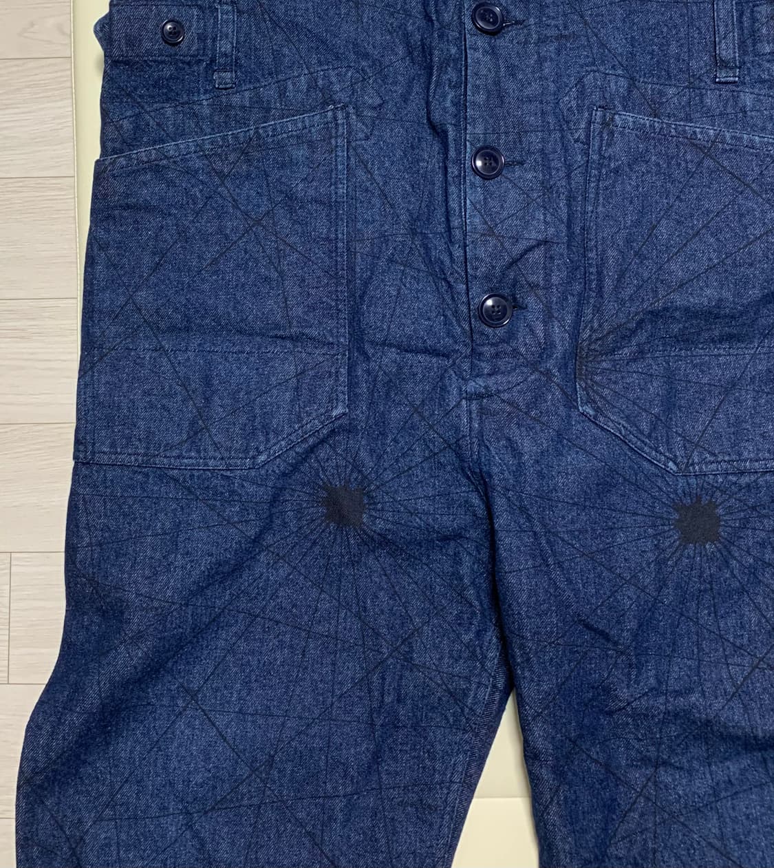 엔지니어드가먼츠 데님 오버롤 상품이미지6