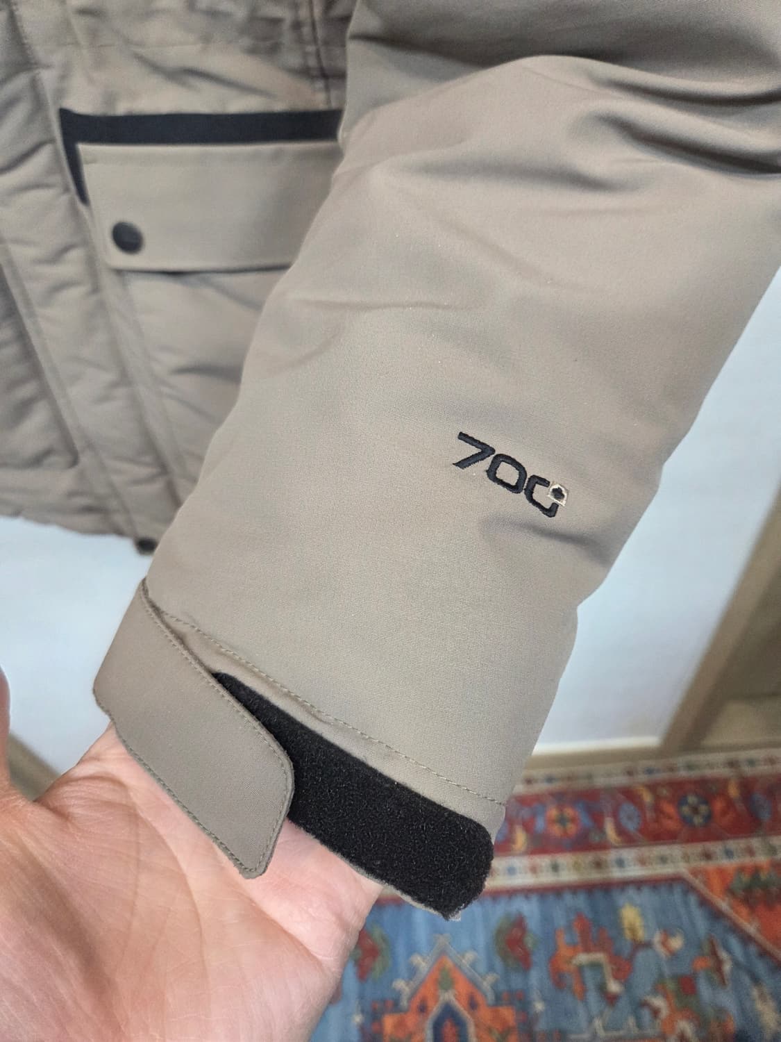 아이더 700 포르스 라쿤퍼 다운 패딩자켓 s 상품이미지4