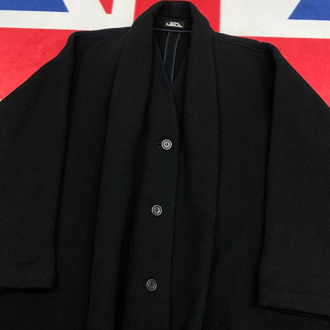 이세이미야케 오버 핏코트 실측 여성 77-88 남성L  상품이미지4