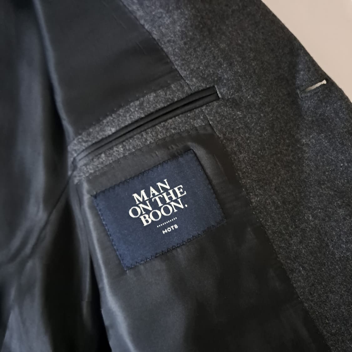 (새상품급) 맨온더분 까노니꼬 그레이 블레이저 50 B496 상품이미지7