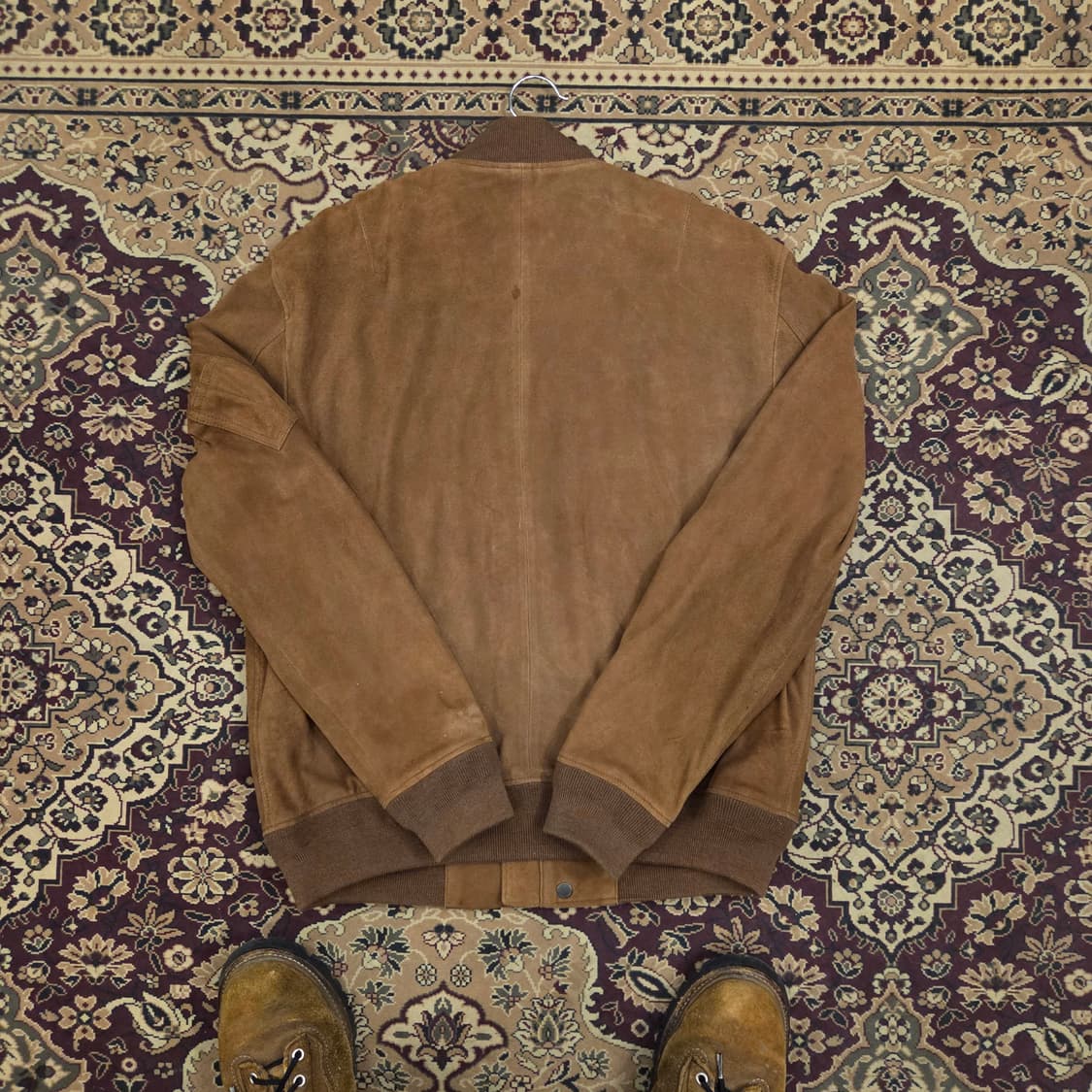 폴로 스웨이드 봄버 자켓 m 레더자켓 가죽자켓 스웨이드자켓 상품이미지2