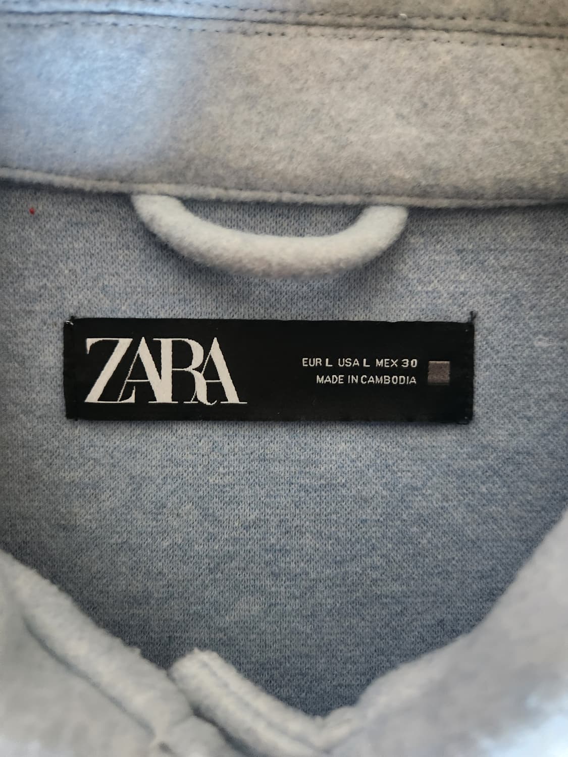 자라 크롭 자켓 라이트블루 L 상품이미지2