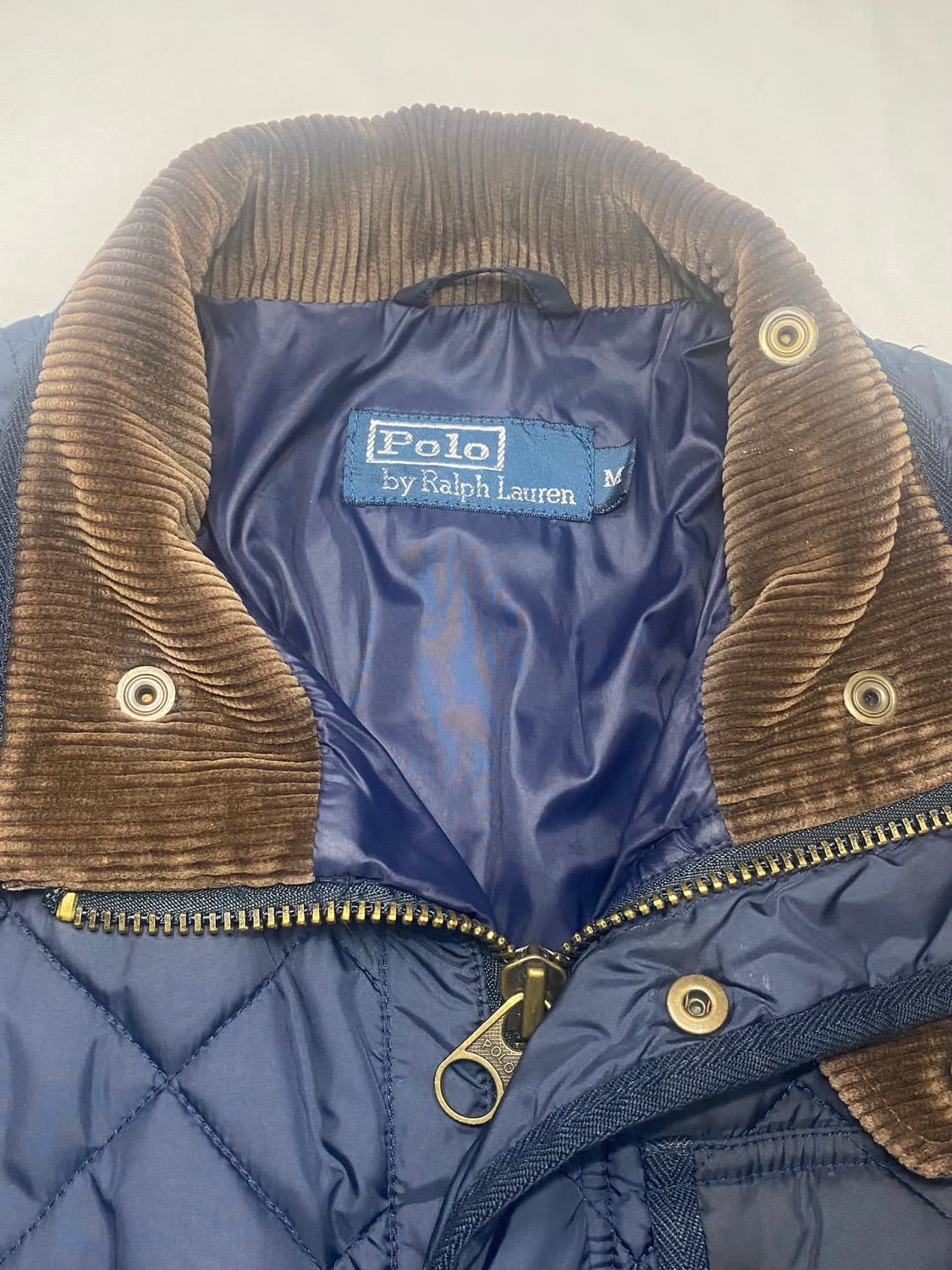 폴로랄프로렌 퀼팅 자켓 네이비 상품이미지6
