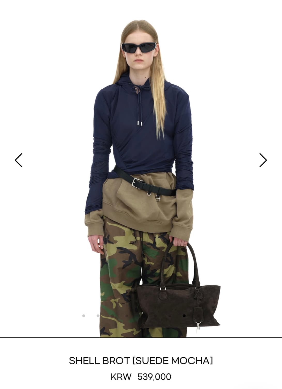 오소이 shell brot 쉘 브로트 스웨이드 모카 상품이미지2