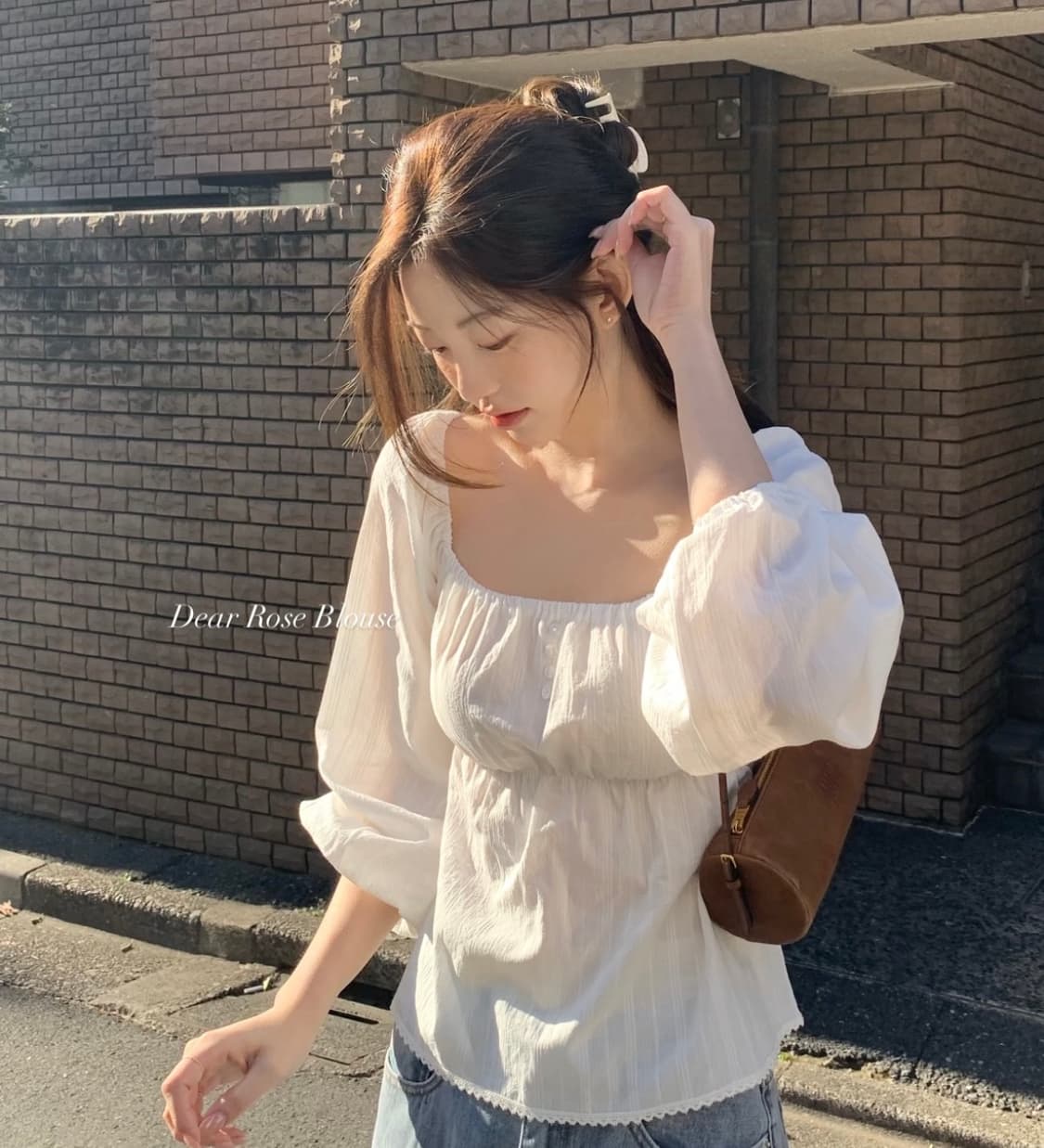 [MADE] 제니오 zaenio 디어 로즈 블라우스 s 상품이미지2