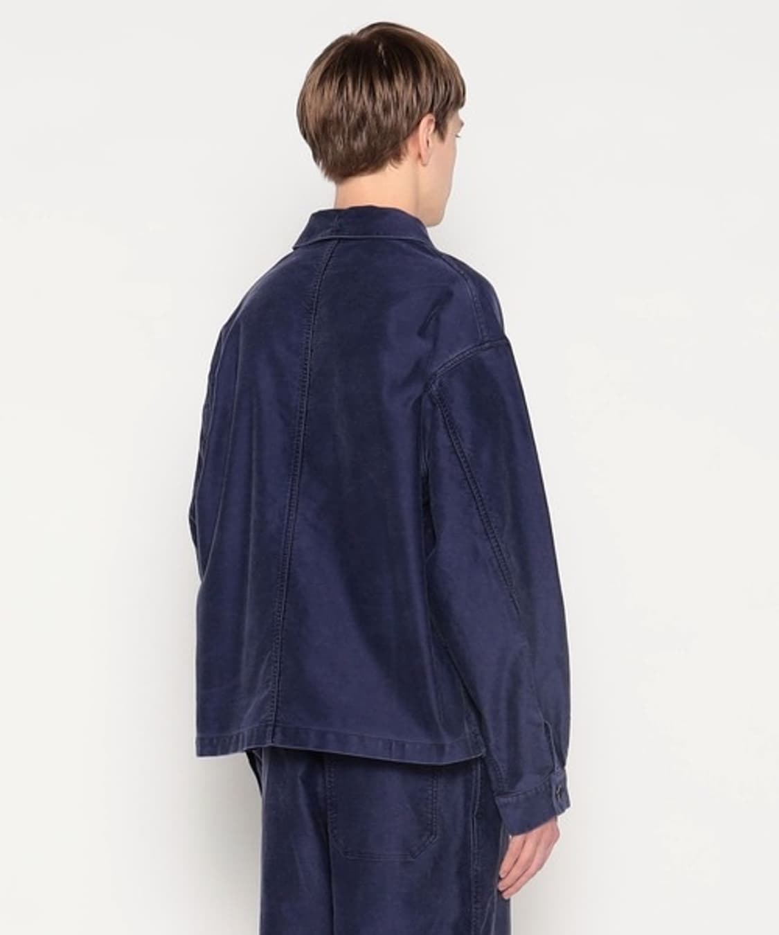 DANTON 단톤 몰스킨 프렌치 커버올 자켓 네이비 42사이즈 상품이미지7