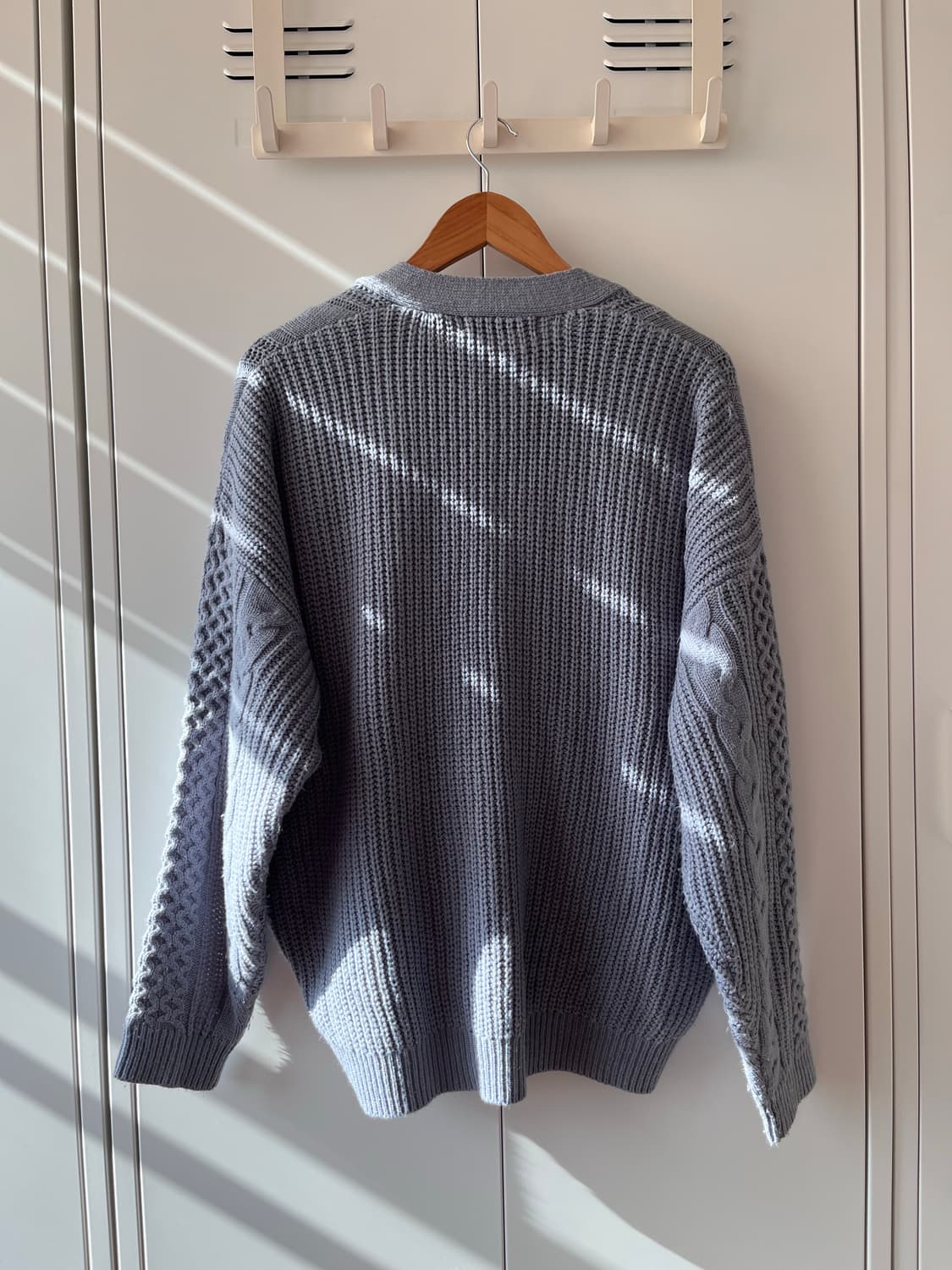 Confirm vintage 소라 꽈배기 브이넥 니트 가디건  상품이미지8