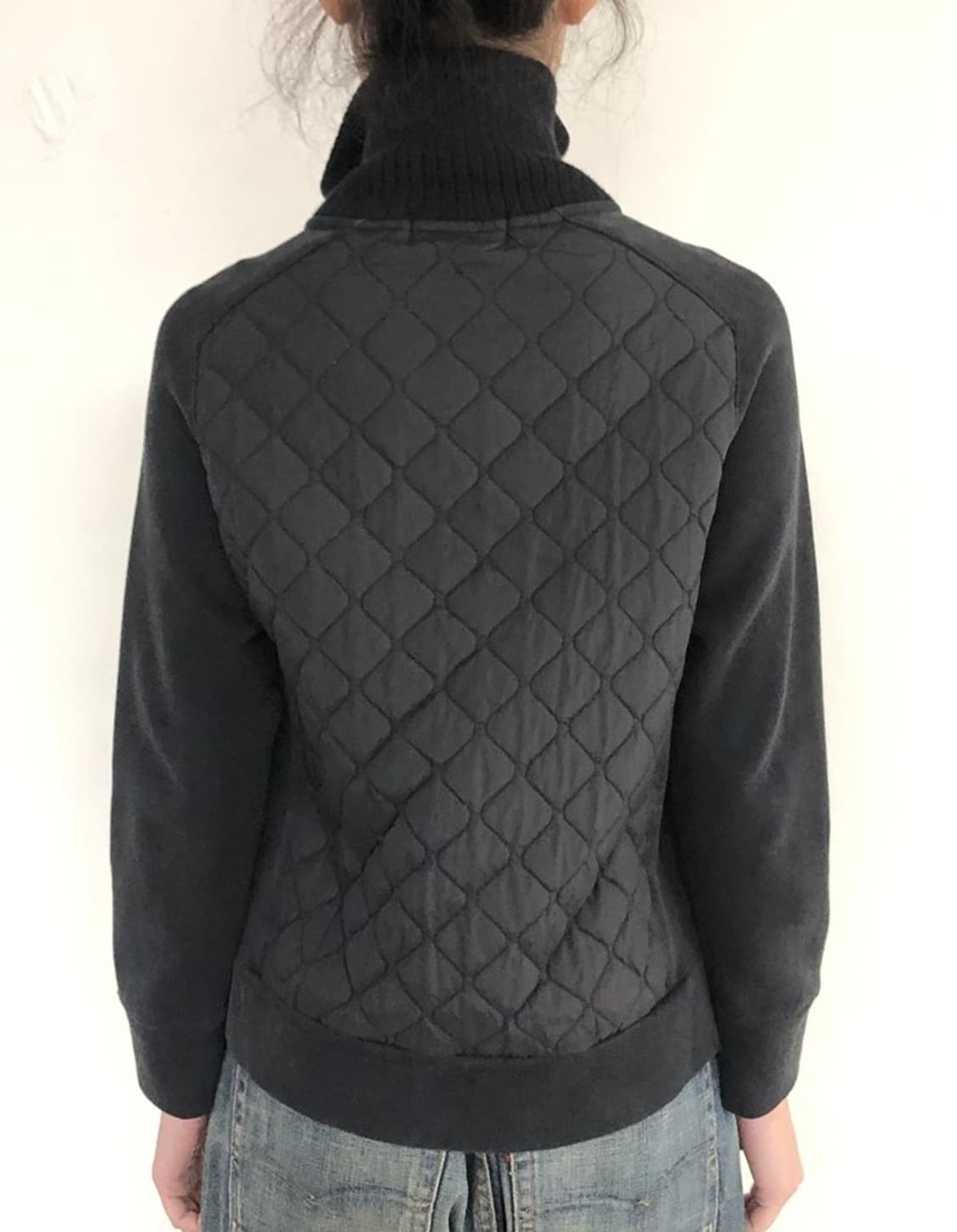 Prade black quilted zip up 상품이미지3
