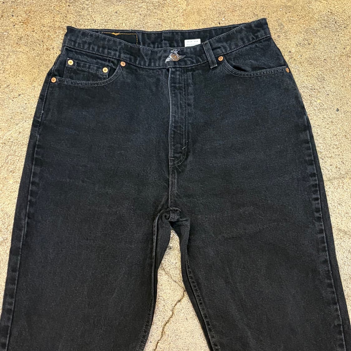 90s Made in USA 빈티지 리바이스 512 블랙진 청바지 상품이미지2