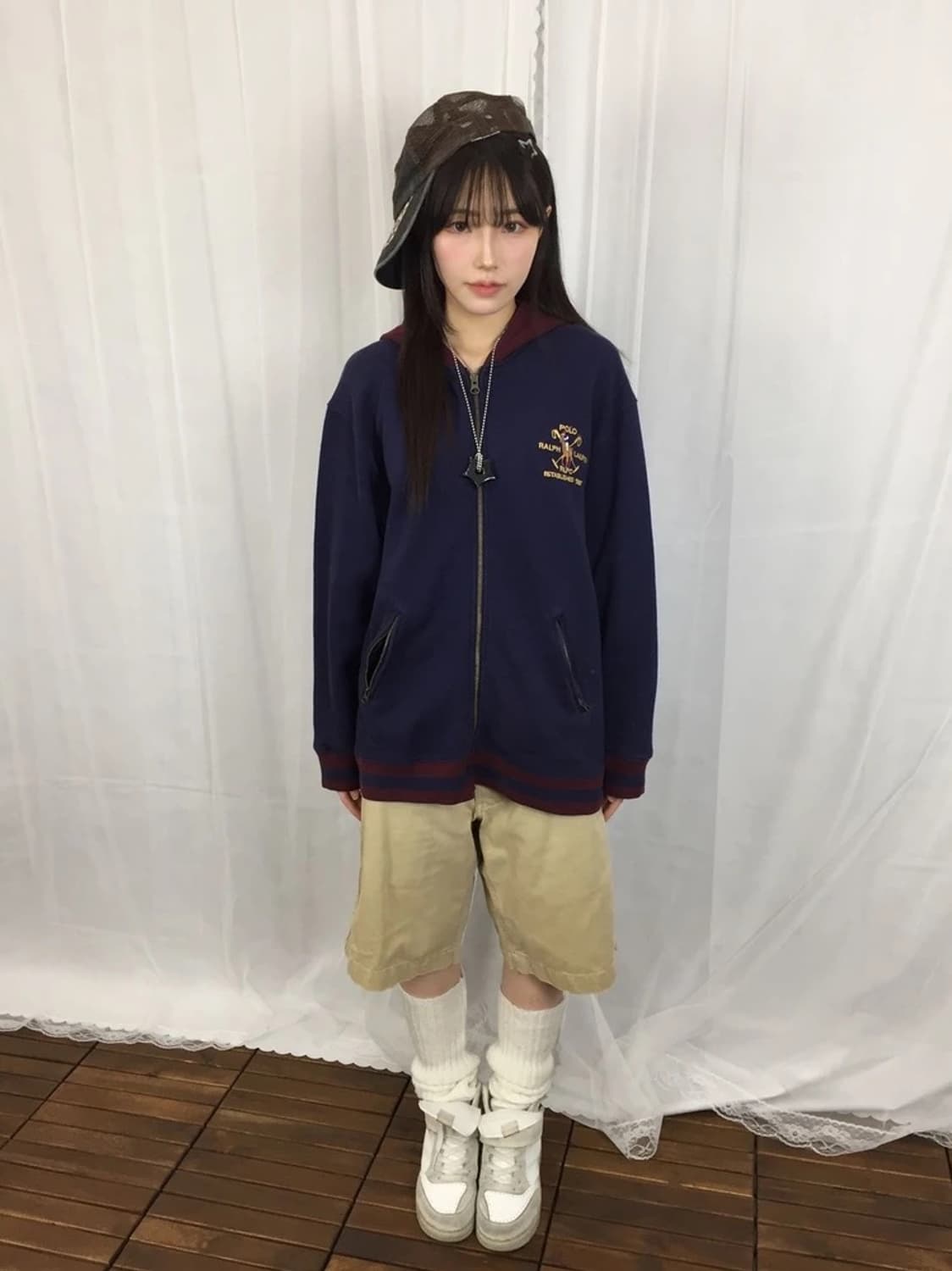 Polo Ralph Lauren Navy Zip Hoodie 상품이미지1