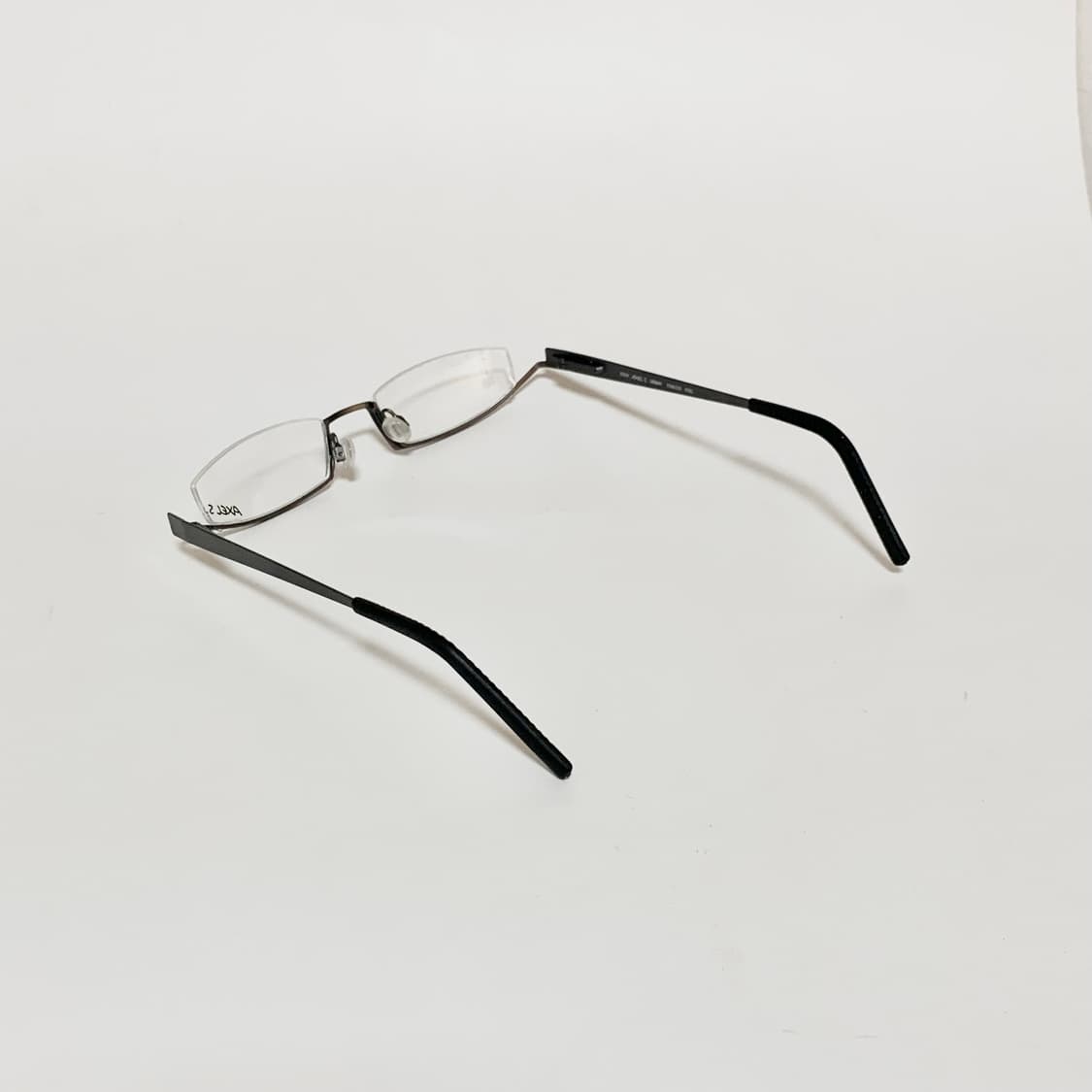946 데드스탁 빈티지안경 역반무테 하단 프레임 언더림 경량 픽키 상품이미지5