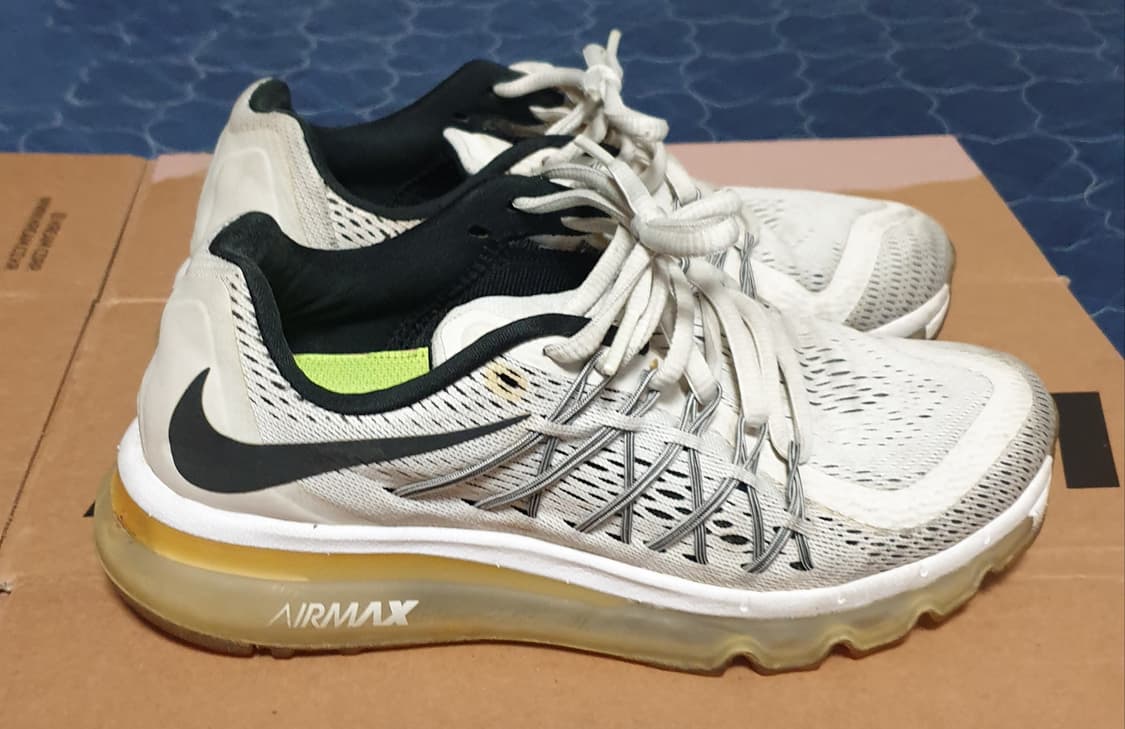 나이키 에어맥스2015 화이트블랙 런닝화 (240) 상품이미지3