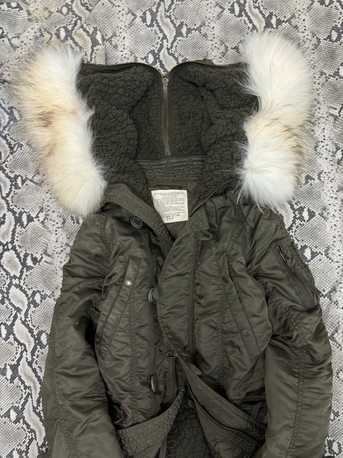 [2000s G.O.A] Archive White Raccoon Fur 상품이미지4