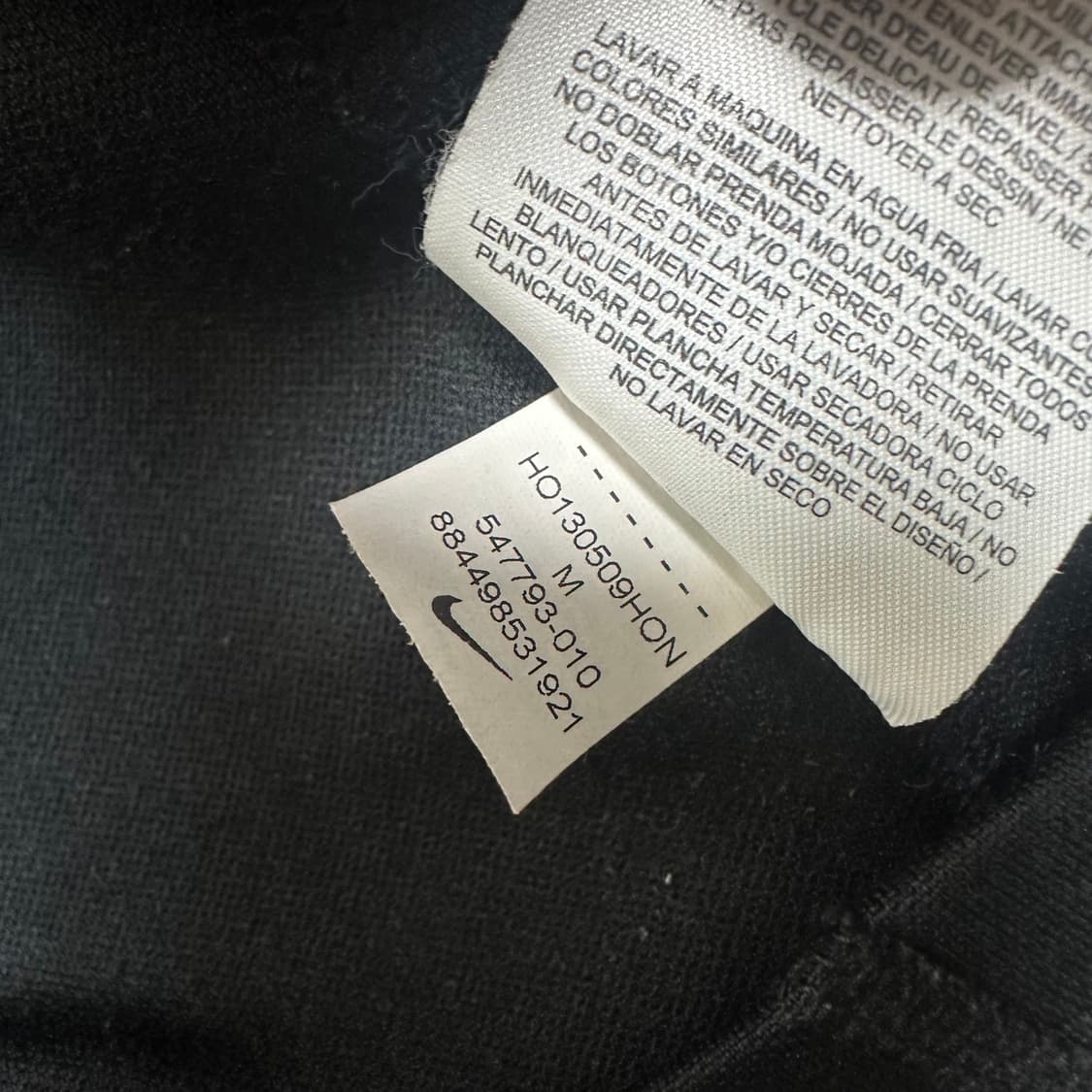 ✨ (바배) 나이키 드라이핏 반집업 블랙 롱슬리브 상품이미지4