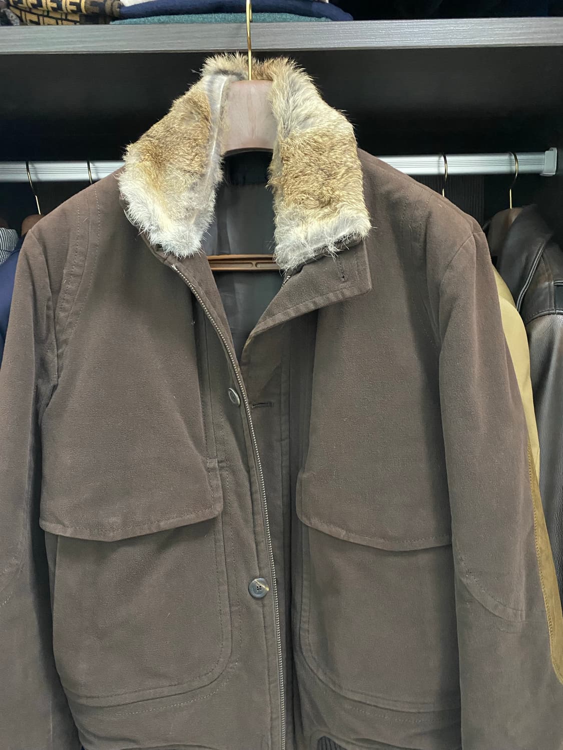 타임(TIME) 토끼털 무스탕(100Size) 상품이미지2