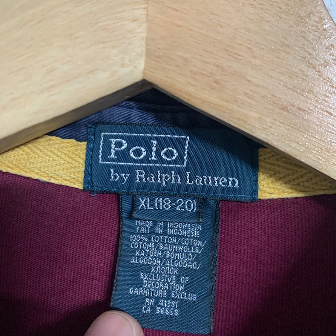 폴로 랄프로렌 빅포니 럭비 카라티 상품이미지2