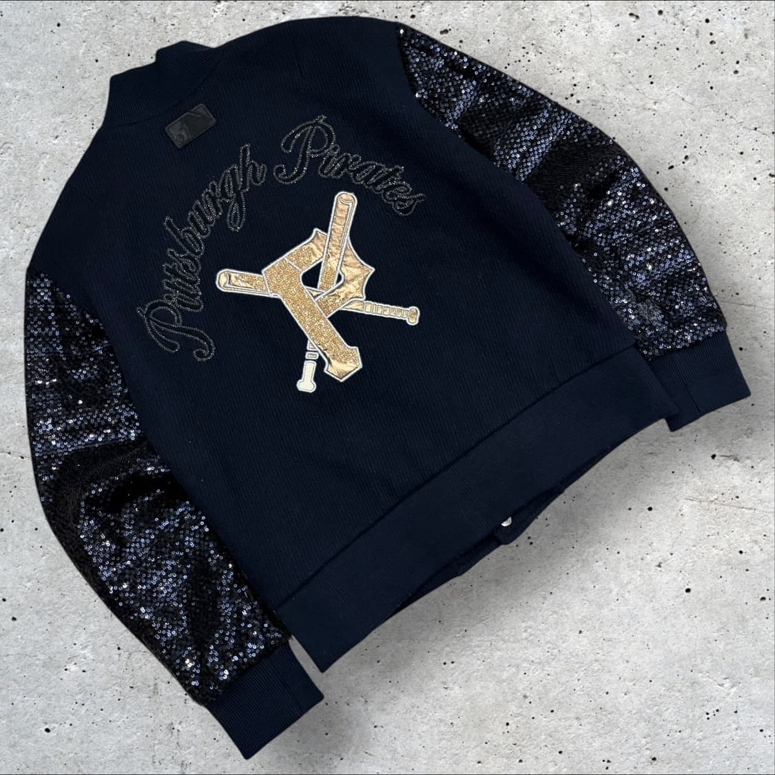 [90] MLB 피츠버그 파이어리츠 스팽글 야구 점퍼 C220 상품이미지1
