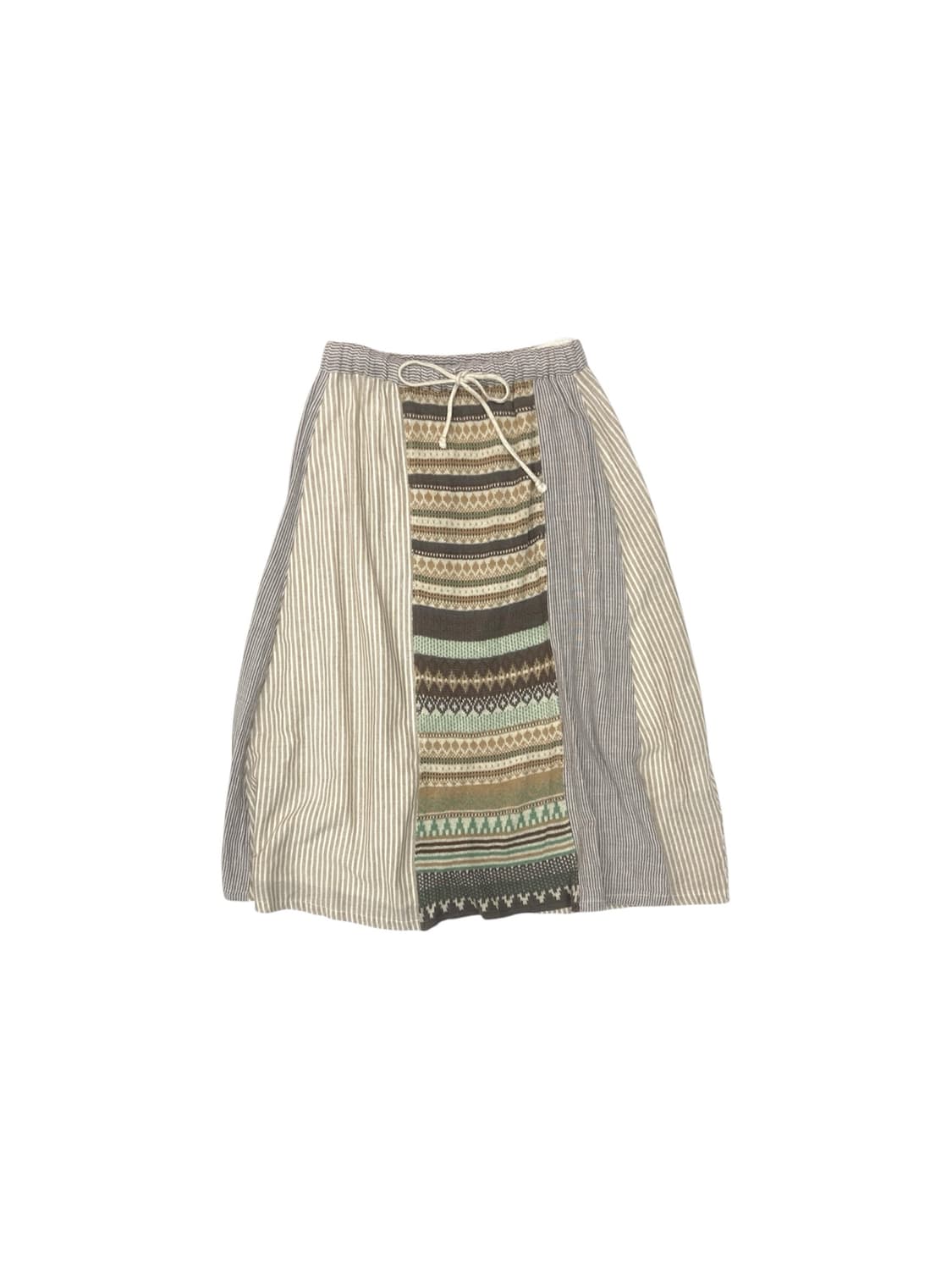 Japanese Vintage Patchwork Skirt 상품이미지2